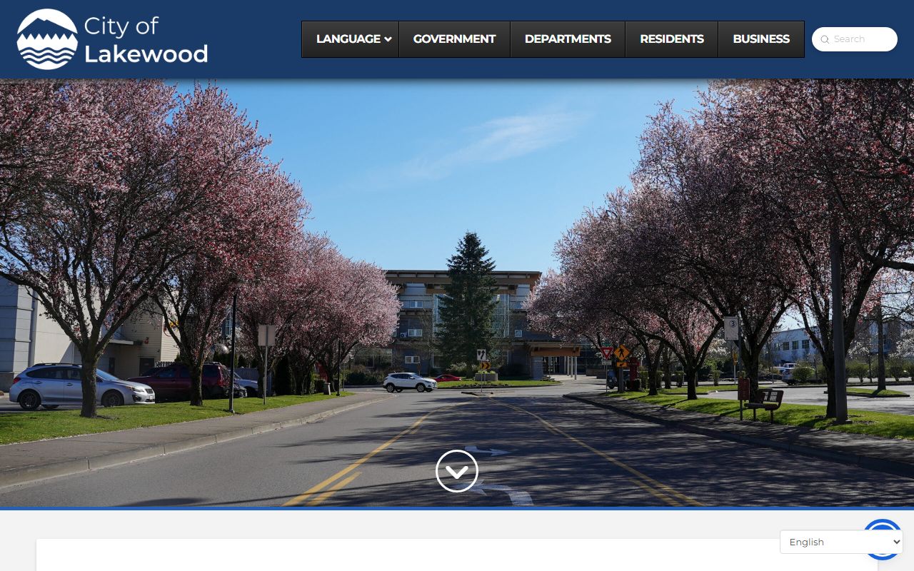 City of Lakewood official website public records portal