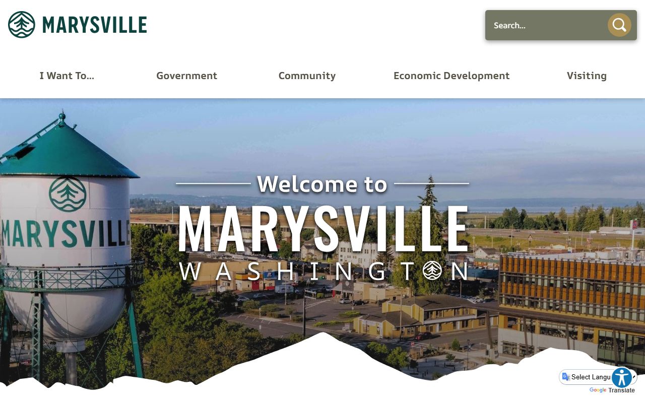 Marysville city official website public records