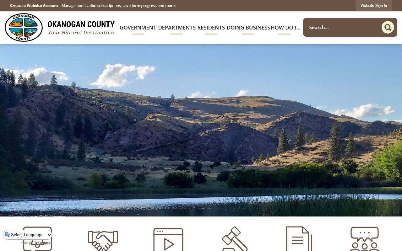 Okanogan County public records official website North Central Washington