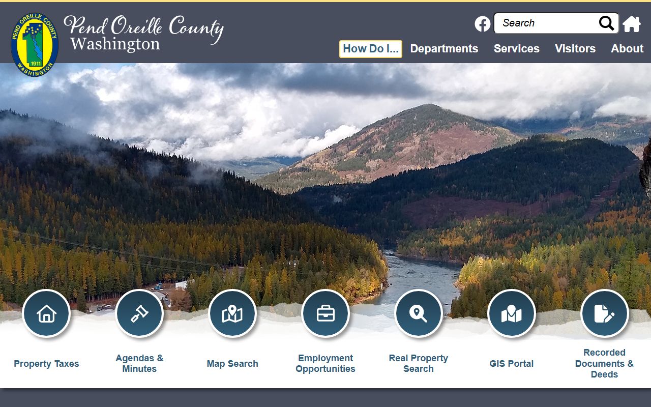 Pend Oreille County public records official website