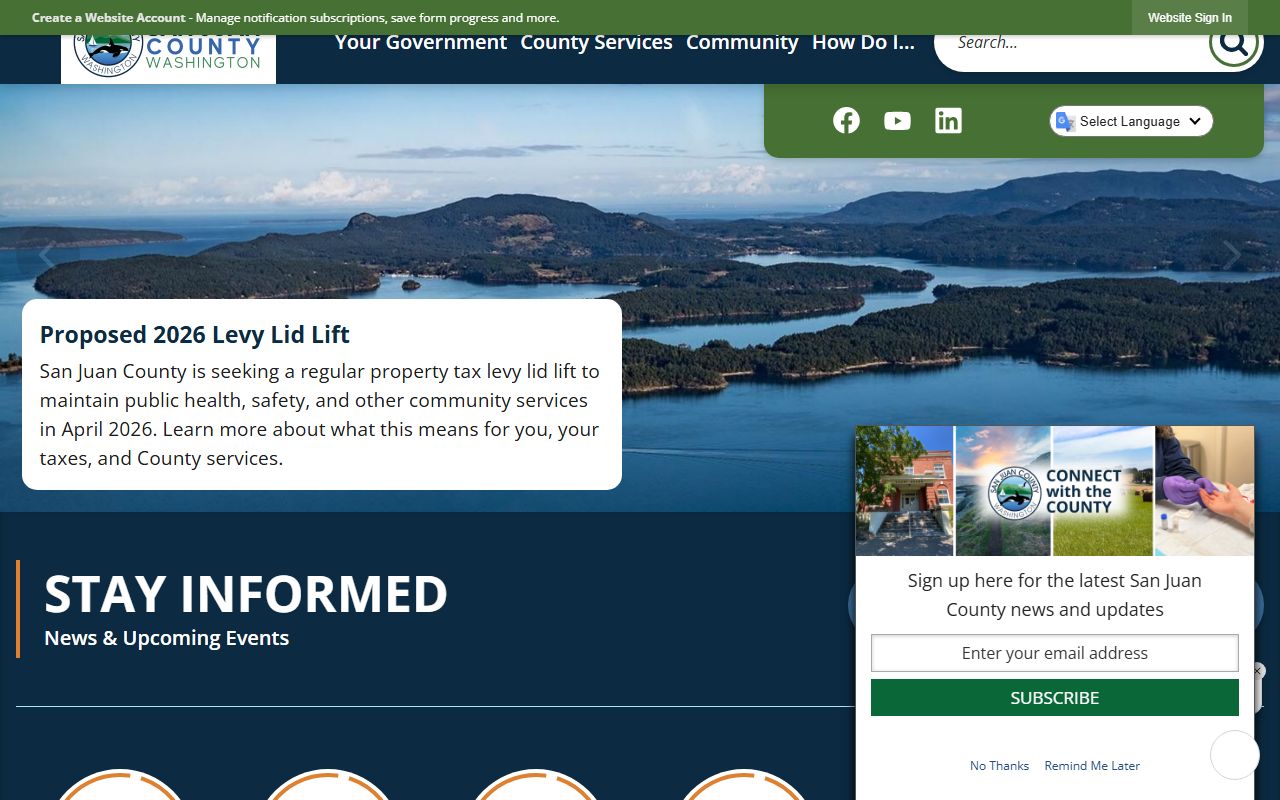 San Juan County public records official website