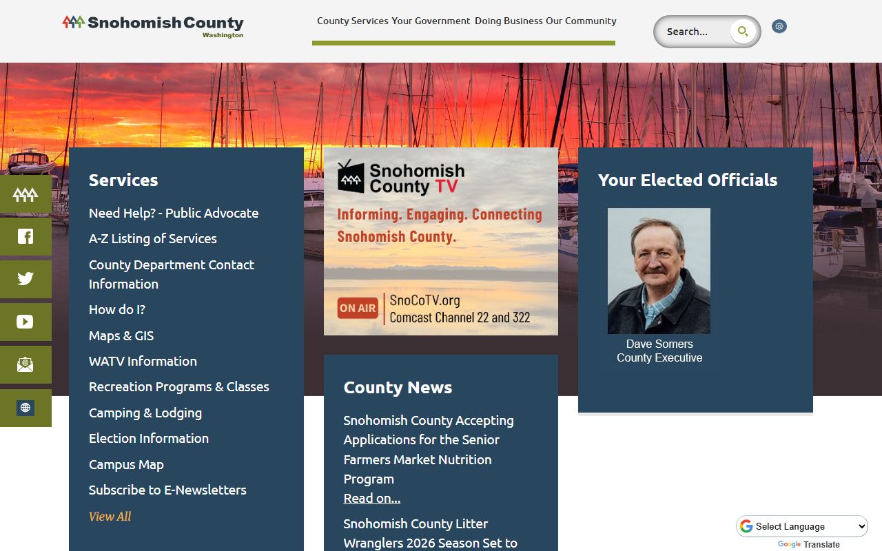 Snohomish County public records official website