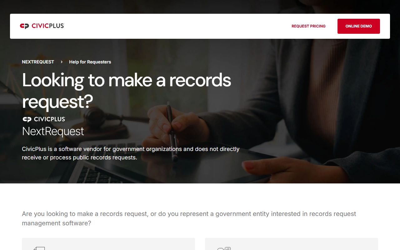 Walla Walla County NextRequest public records portal
